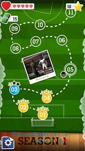 Trải nghiệm 280 level trong game Score! Hero 