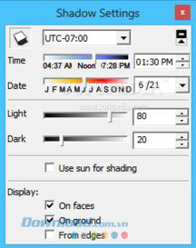 Đổ bóng mẫu sản phẩm