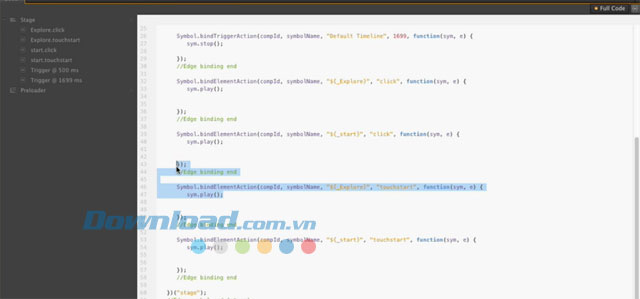 Soạn code