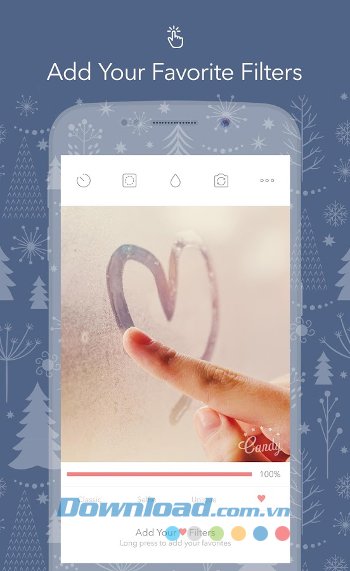 Tự tạo bộ lọc của bạn với Candy Camera