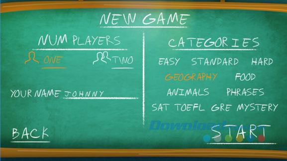 Giao diện game