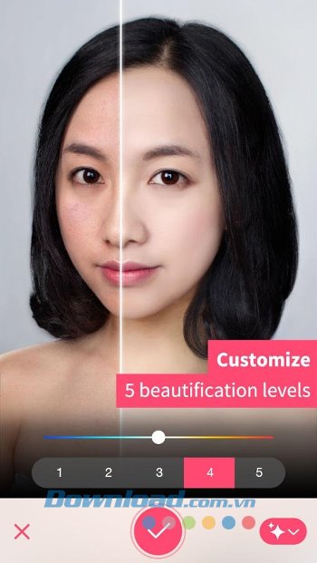 Loại bỏ khuyết điểm với BeautyPlus 