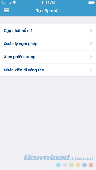 Cập nhật hồ sơ