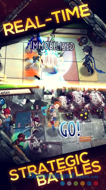 Các trận đánh thời gian thực trong game Heavenstrike Rivals 