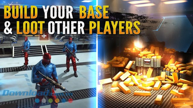 Xây dựng căn cứ trong game Sniper Fury 