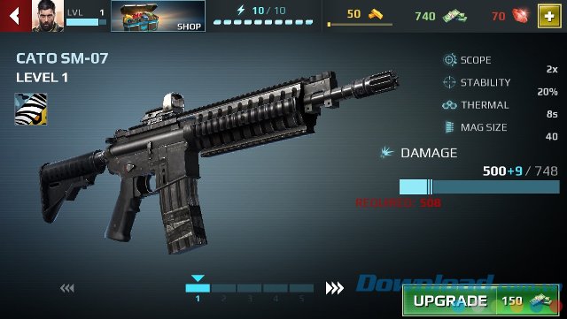 Nâng cấp vũ khí và giáp