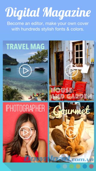 Làm video theo kiểu tạp chí