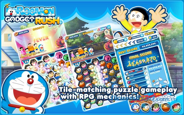 Giúp Doraemon lấy lại đồ vật trong Doraemon Gadget Rush 