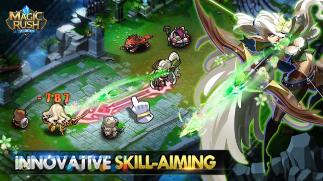 Magic Rush: Heroes đa dạng các kiểu "tung" Skill 