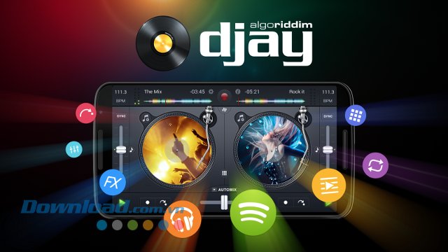 Djay FREE - ứng dụng mix nhạc hoàn hảo 