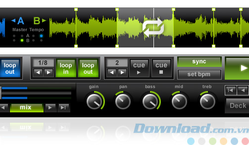 Các nút điều khiển của ClubDJ Pro VJ Các nút điều khiển của ClubDJ Pro VJ