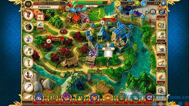 Bản đồ của game 