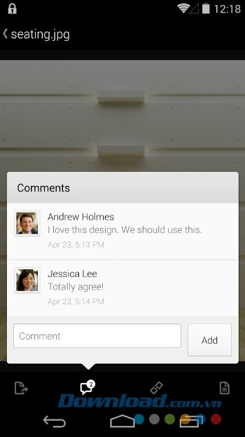 Thêm bình luận vào tài liệu với Box