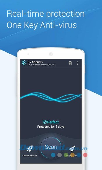 CY Security Antivirus Cleaner giúp bảo vệ thiết bị trong thời gian thực 