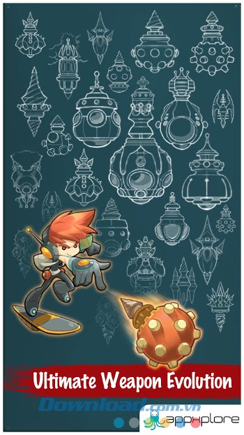 Chiến thắng để giành lấy các loại vũ khí mạnh mẽ trong Mobfish Hunter 