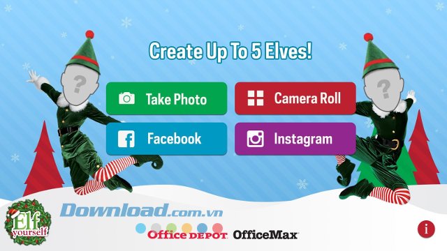 Tạo video với 5 "yêu tinh" ngay trên ElfYourself