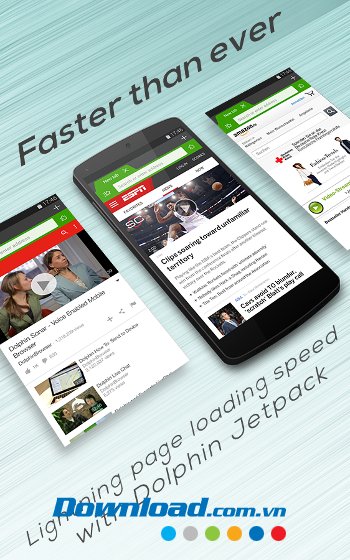 Lướt web siêu nhanh với Dolphin Browser
