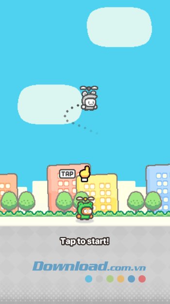 Swing Copters 2 với lối chơi rất đơn giản 