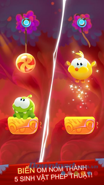 5 cách biến Om Nom thành sinh vật phép thuật trong game Cut the Rope: Magic 5 cách biến Om Nom thành sinh vật phép thuật trong game Cut the Rope: Magic