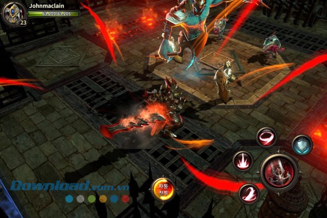Giao diện màn chơi game Heroes of Incredible Tales 