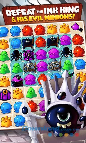 Đánh bại Ink King trong game Paint Monsters 