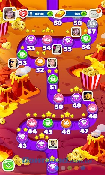 Giành được điểm cao để dẫn đầu bảng xếp hạng game Scrubby Dubby Saga