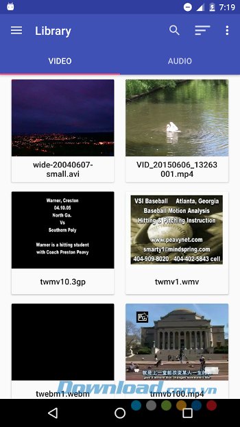 Giao diện ứng dụng Video Converter