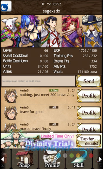 Giao diện game Fantasica Giao diện game Fantasica