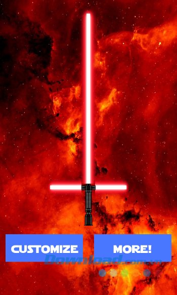 Tùy biến kiếm ánh sáng với Force Saber of Light
