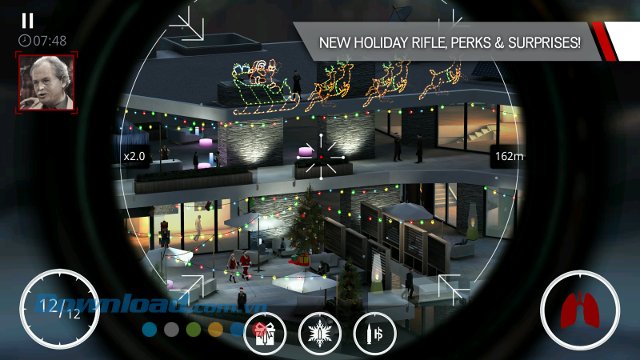 Giao diện game Hitman: Sniper 