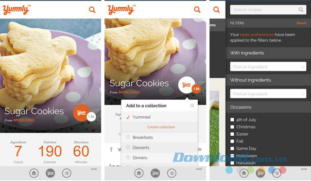 Tìm kiếm công thức nấu ăn