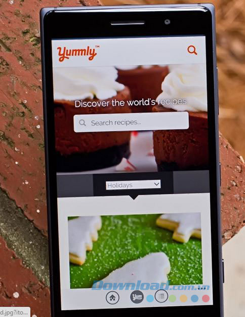 Ứng dụng dạy nấu ăn cho điện thoại Windows Phone