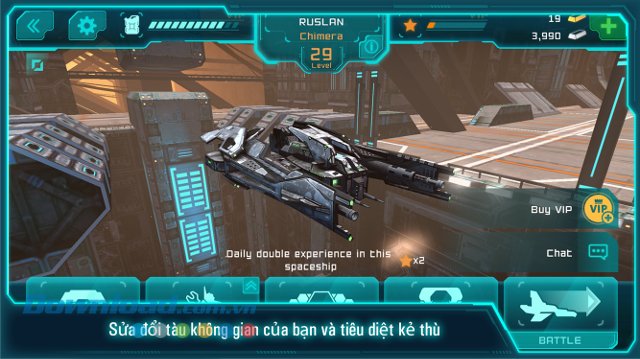Tùy biến tàu không gian trong Space Jet 