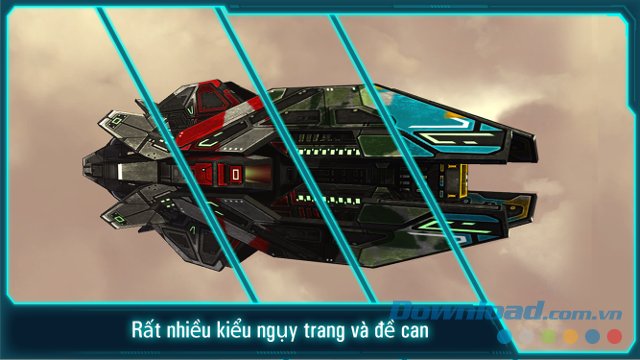 Đa dạng lớp ngụy trang và đề can trong Space Jet 
