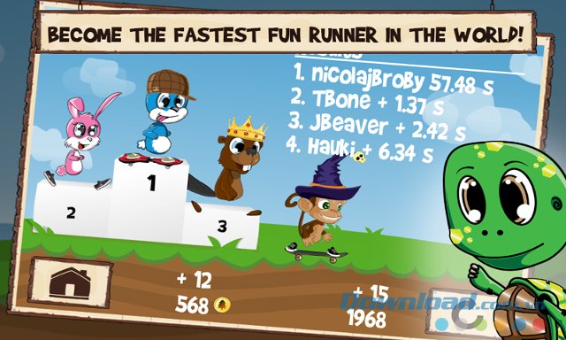 Bảng xếp hạng Fun Run Bảng xếp hạng Fun Run