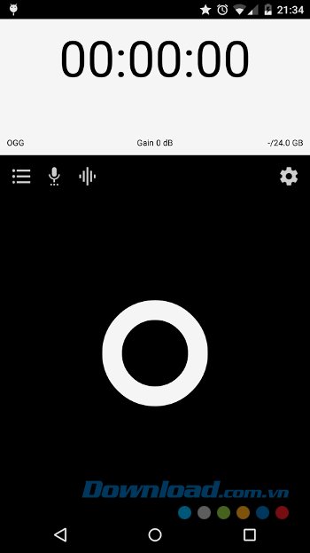 Ghi âm đơn giản với ASR: Sound & Voice Recorder 