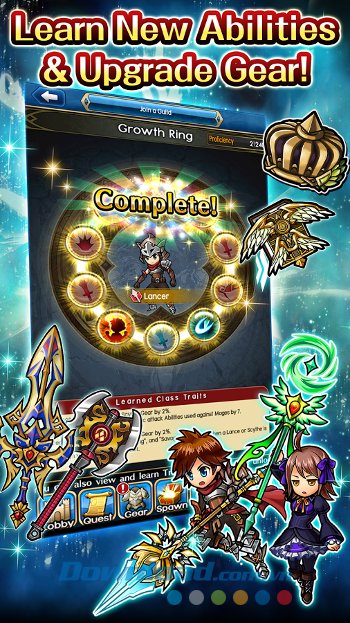 Nâng cấp trang bị trong game Unison League 