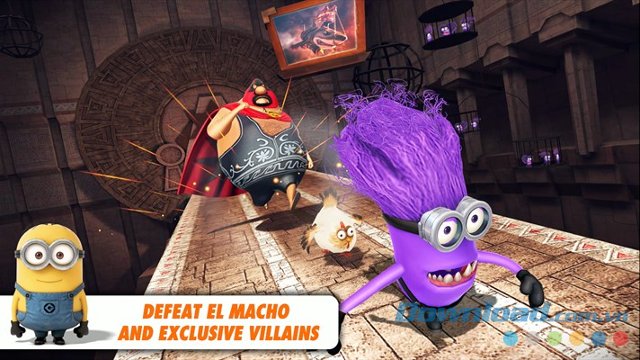 Đánh bại đối thủ trong game Despicable Me: Minion Rush