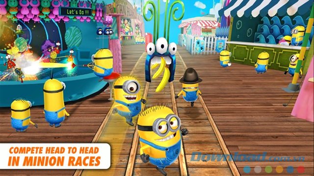 Trải nghiệm đường đua thú vị trong game Despicable Me: Minion Rush