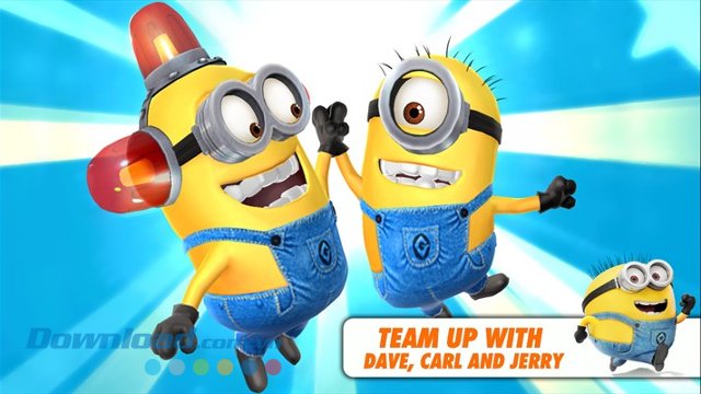 Lập nhóm cùng các nhân vật khác trong game Despicable Me: Minion Rush