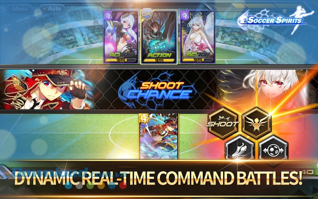  Tham gia các trận đấu bóng trong thời gian thực với Soccer Spirits