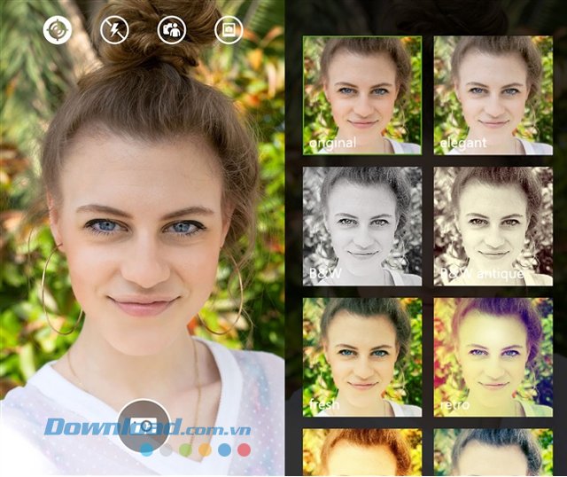 Chụp ảnh tự sướng đẹp mê hồn với Lumia Selfie