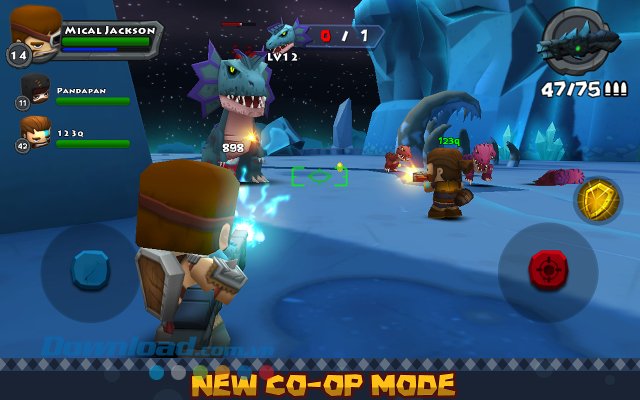 Chế độ chơi Co-op trong game Call of Mini: Dino Hunter 