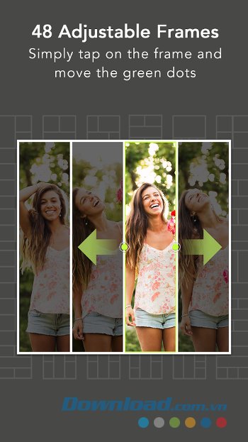 PicPlayPost gồm hơn 40 Frame khác nhau 