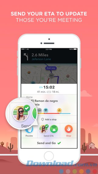 Gửi ETA để cập nhật thông tin
