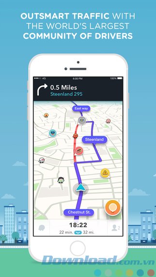 Bản đồ giao thông Waze