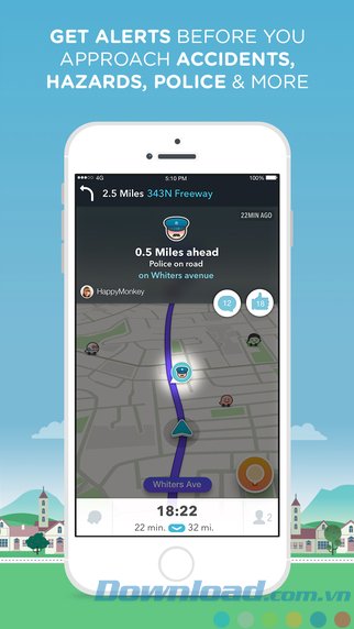 Cảnh báo tai nạn, đường xấu...