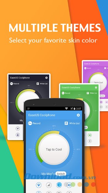 EaseUS Coolphone đa dạng các chủ đề giao diện 