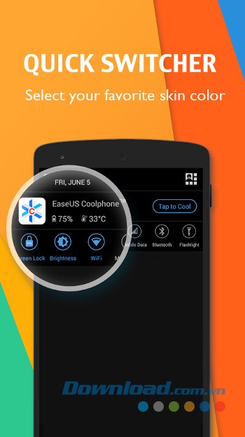 Làm mát điện thoại chỉ trong vài giây với EaseUS Coolphone