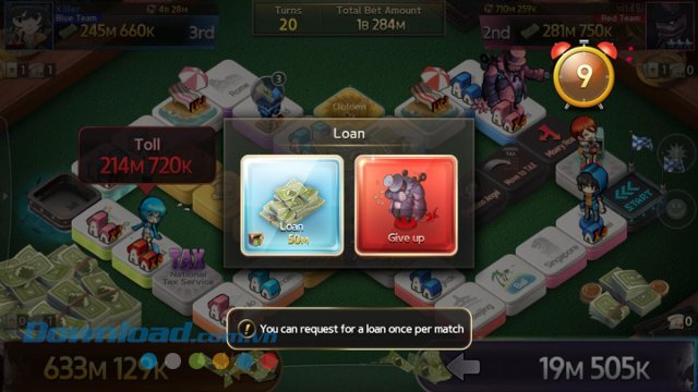 Tính năng cho vay của Game of Dice Tính năng cho vay của Game of Dice